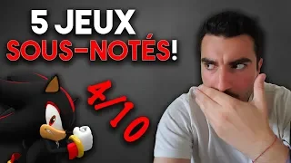 5 JEUX VIDÉO SOUS-NOTÉS INJUSTEMENT!