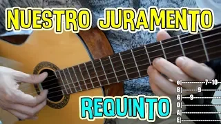 Como tocar el INTRO de NUESTRO JURAMENTO (Paso a paso) en guitarra