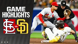 Cardinals vs. Padres Game Highlights (4/1/24) | MLB Highlights