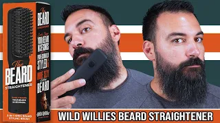 Wild Willies Beard – Ionic Beard Straightener Brush – Beard Straightening Review & Demo