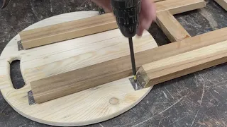 Woodworking Ideas For Beginners // The Easiest Way To Make A Folding Chair