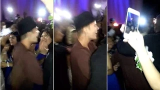 Justin Bieber Dancing at Prom Night in Chatsworth, Los Angeles