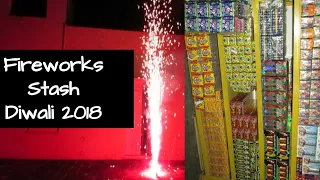 Diwali fireworks stash 2018 | crackers tested