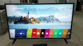 Смарт телевизор 43 дюйма LG 43UJ6309 4K Ultra HD Wi-Fi Smart TV