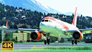 Flight Simulator 2020 *ULTRA GRAPHICS* Innsbruck(LOWI) A320N Landing | 4K | Scenic Approach