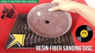 Resin Fiber Sanding Disc vs Shredder Machine | Oddly Satisfying Videos