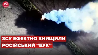 🔥 Бійці ЗСУ ефектно знищили російську батарею ЗРК "Бук"