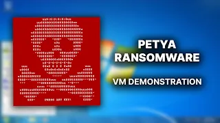 Petya Ransomware - VM Demonstration