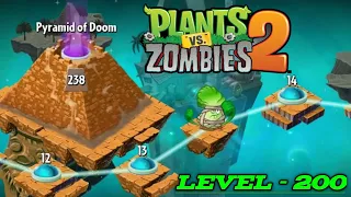 Playing 200th Level Of Pyramid of Doom - Ancient Egypt - Plants vs Zombies 2