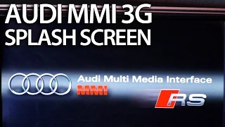 How to change splash screen Audi MMI 3G (A1 A4 A5 A6 A7 A8 Q3 Q5 Q7) welcome boot logo