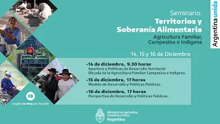 Seminario Territorios y Soberanía Alimentaria - SAFCI