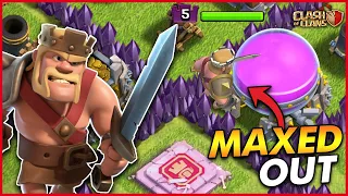 MAXED OUT THE BARBARIAN KING!!! | Farm to Max Town Hall 7