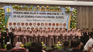 Persembahan Lagu AYAH-IBU di WISUDA & PERPISAHAN SD ISLAM CENDIKIA FAIHA PALEMBANG-SUMSEL 27-05-2023