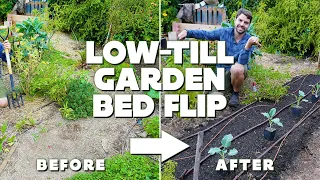 How I "Flip" my Garden Beds WITHOUT Disturbing Soil!