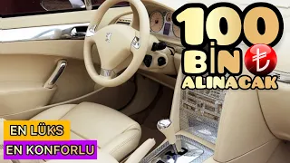 100000 LİRAYA ALINABİLECEK EN KONFORLU GÜÇLÜ LÜKS 10 ARABA. İKİNCİ EL OTOMOBİL 100BİN TL ARABA 2021