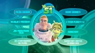 Planeta 51 (Planet 51) Bonus Disc DVD Menu