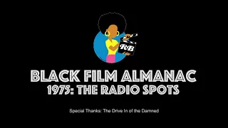 Black Film Radio Spots - 1975