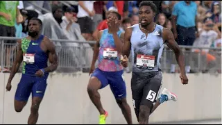 2021 US Olympics Trials Mens 100m Track and Field