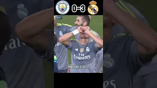 Real Madrid VS Manchester City 15/16 Goals & Highlights #shorts #football #highlights