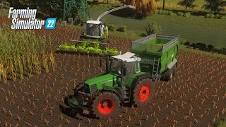 HARVESTING CORN FOR SILAGE IN FARMING SIMULATOR 22-Belgium-