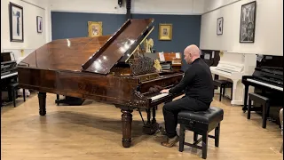 Restored 1876 Steinway & Sons Concert Grand Piano Walnut | BACK FROM THE WORKSHOP | Sherwood Phoenix