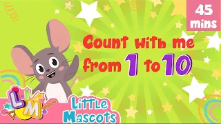 Count To 10 + Months Of The Year + more Little Mascots Nursery Rhymes & Kids Songs