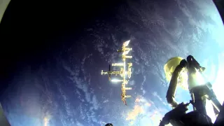 Soyuz docking with ISS (Interstellar OST)