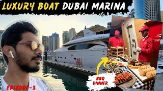 Xclusive Yachts Tour with BBQ Dinner-Sunset-Dubai Marina | Miss பண்ணிறாதீங்க😍 | Dubai Series | Epi-3