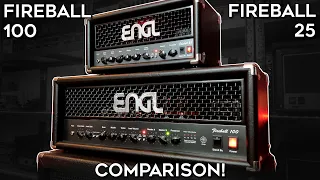 ENGL Fireball 100 vs Fireball 25 Comparison!