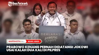 Prabowo Kenang Pernah Didatangi Jokowi Usai Kalah Dua Kali di Pilpres, "Ilmu Orang Solo Luar Biasa!"