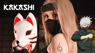 カカシ 🤪 KAKASHI Sensei in Real Life [+Sub] | Cosplay in 10 minutes (Naruto) 