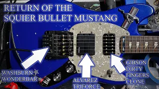 Alvarez Tri-Force Installation & Review: Modding the Squier Bullet Mustang AGAIN!