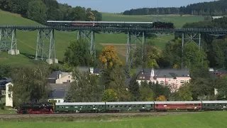 Dampf auf der Erzgebirgischen Aussichtsbahn / 86 1333-3 (4K)