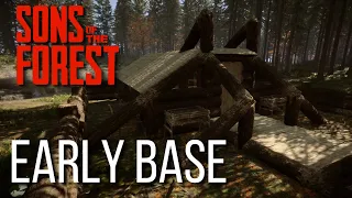 Sons of the Forest - Early Game Solo Base