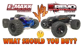 TRAXXAS E-REVO VS E-MAXX : WHAT SHOULD YOU BUY ?