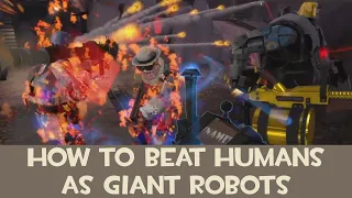 How to beat Humans as Giant Robots in Manned Machines