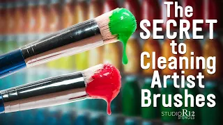 The Secret to Cleaning Your Artist Paint Brushes to Prevent Damage