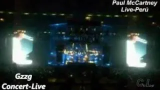 Paul McCartney Let it Be, Live and Let Die, Estadio Monumental Lima - Perú