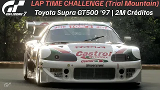 Gran Turismo 7 - Lap Time Challenge (Trial Mountain Circuit) | Toyota Supra GT500 '97