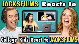 JACKSFILMS REACTS TO COLLEGE KIDS REACT TO JACKSFILMS