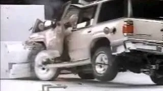 64. IIHS Crash Test 1994, 1995, 1996 Ford Explorer #shorts