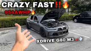 THIS G80 M3 IS CRAZY FAST‼️*954WHP*🏎️💨 TEARING UP THE STREETS🔥