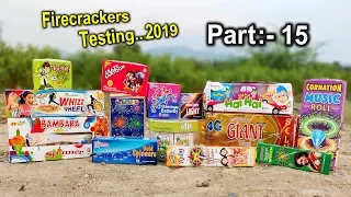 8 Different Types Of Crackers !!! Diwali Crackers Testing 2019 Part - 15