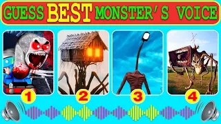 Guess Monster Voice Spider Thomas, Spider House Head, Light Head, Megahorn Coffin Dance