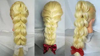 ТОП 3 ПРИЧЕСКИ В ШКОЛУ. ПРОСТЫЕ И БЫСТРЫЕ.TOP 3 easy hairstyles for girls  Braids Hairstyle Tutorial