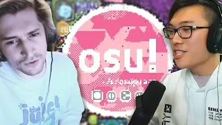 xQc argues with osu! streamer BTMC in r/place...