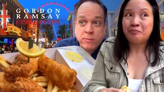 Las Vegas Best Fish and Chips! Gordon Ramsay Fish and Chips at The Linq vs. Lobster ME at Venetian