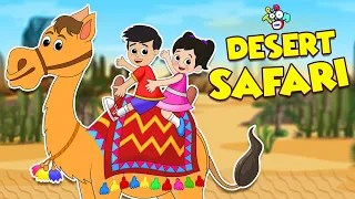 Desert Safari | Gattu's Camel Ride | Animated Story | English Cartoon | Moral Stories | PunToon Kids