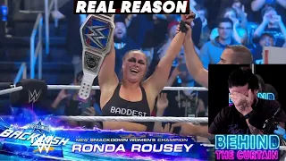 Real Reason Charlotte Flair Lost To Rhonda Rousey At Backlash | WBTC