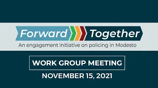 11/15/21 - Forward Together Work Group Meeting: Alternate Response Models